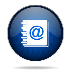 mail internet blue icon