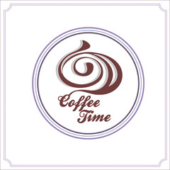 coffee time label