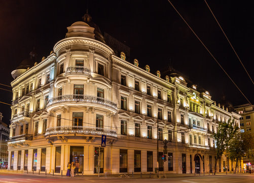 Grand Hotel Du Boulevard In Bucharest, A Romanian Historic Monum