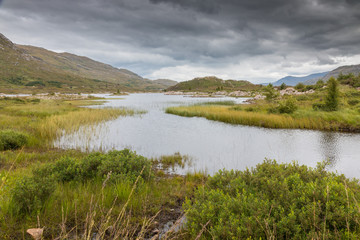 Fototapeta na wymiar Lake in the Highlands