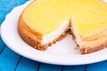 lemon cheesecake