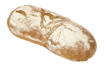 Bread isolated on white