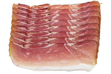 fresh bacon strips