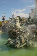 Wall murals Fountain Fontaine des Quinconces