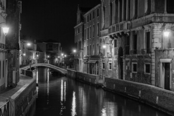 Fototapeta premium Nachts in Venedig