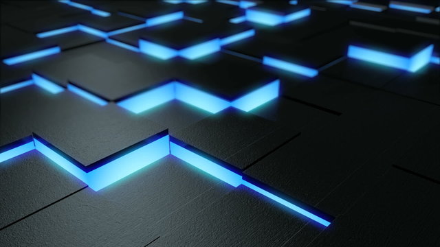 moving stage of blue dark surface