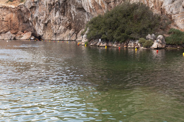 Vouliagmeni Mineral Water Lake near Athen, Greece photo