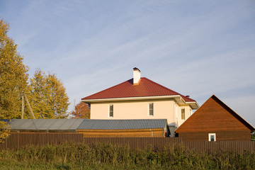 Сountry house in autumn © miras2011