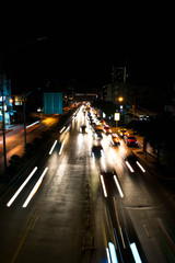 Fototapeta na wymiar A car at the night