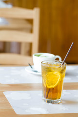 iced lemon tea