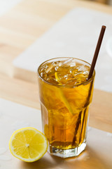 iced lemon tea
