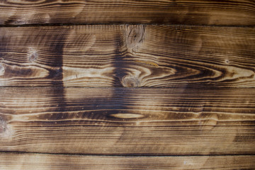 Texture of the burned wood