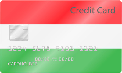 Kreditkarte Ungarn Design