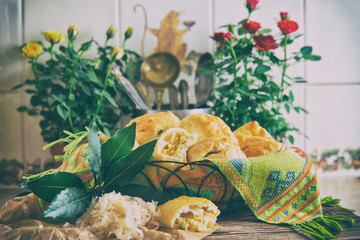 buns with sauerkraut