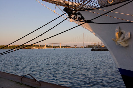 Stralsund - Gorchfock im Hafen