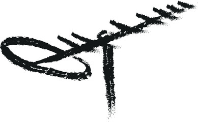 Fototapeta premium doodle retro tv antenna