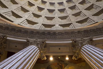 Tissu par mètre Monument Pantheon Interior in Rome