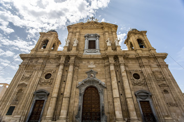 Fototapeta na wymiar Chiesa Madre di Marsala - Trapani, Sicilia