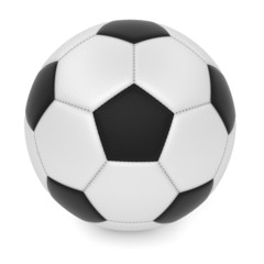 Fototapeta na wymiar Textured leather football ball