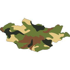Camo texture in map - Mongolia