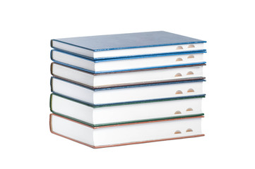 books isolated on white