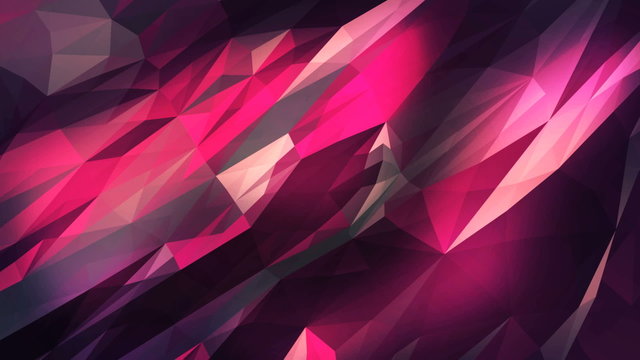 triangular crystalline background animation