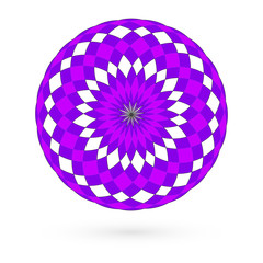 Abstract blue circles. Raster