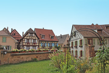 Fototapeta na wymiar Alsace Eguisheim