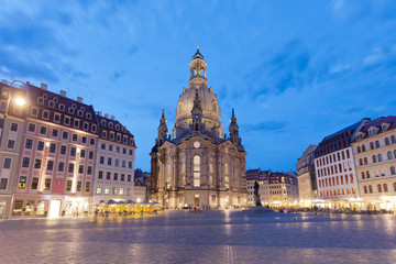 Fototapeta na wymiar Dresden - Germany - Twilight