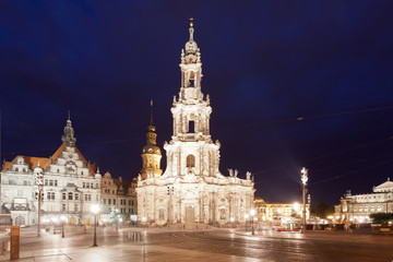 Fototapeta na wymiar Dresden - Germany - Historic cathedral