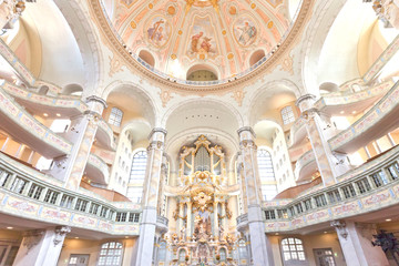 Fototapeta na wymiar Dresden - Germany - Church painting