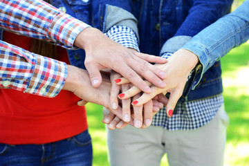 Hands close-up