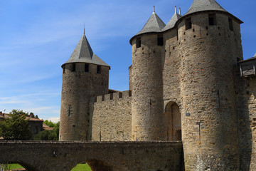 Fototapeta na wymiar Carcassonne castle