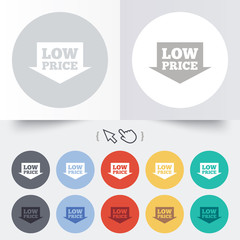 Low price sign icon. Special offer symbol.