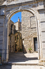 Naklejka premium Alleyway. Guardia Perticara. Basilicata. Italy.