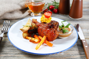 Roasted lamb chops