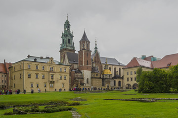 Naklejka premium Wawel Cathedral in Krakow, Poland