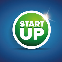 Startup button vector