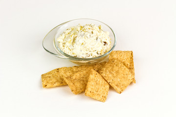 Tortilla chips and dip