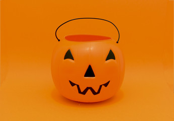 Halloween Pumpkin candy bucket for trick-or-treating