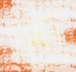 Abstract grunge background in orange and white colors