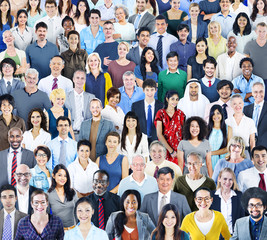 Large Group of Diverse Multiethnic People