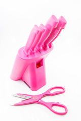 Scissors Kitchen on white background