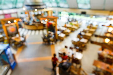 Obraz premium Blurry restaurant