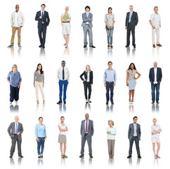 Obraz premium Group of Multiethnic Diverse Business People