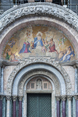 Details of St Mark's Basilica in Venice, Italy