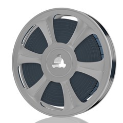 Obraz premium Old motion picture film reel