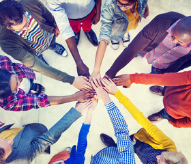 Diverse and Casual People and Togetherness