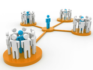 business network concept