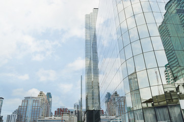 Fototapeta premium Tower window for business background